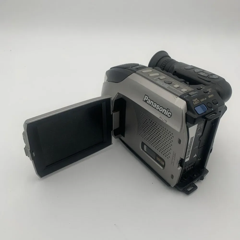 Panasonic Black and Silver Video Camera